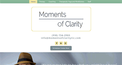 Desktop Screenshot of momentsofclarityllc.com